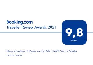 サンタ・マルタにあるNew Apartment Reserva del Mar 1421 Santa Marta ocean viewの新決済受領データマートスマート市場のスクリーンショット