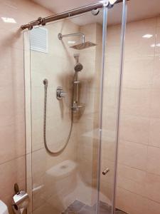 Koupelna v ubytování Hotel Veler