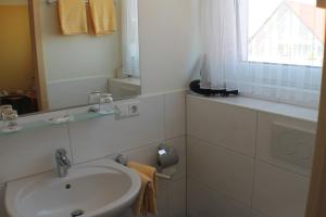 Koupelna v ubytování Hotel Seehalde
