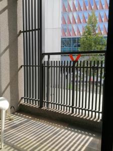 A balcony or terrace at See U Tainan Apartment