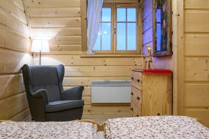 Posteľ alebo postele v izbe v ubytovaní Sun&Ski Maciejówka