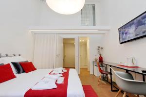 Voodi või voodid majutusasutuse B&G Navona Apartment toas