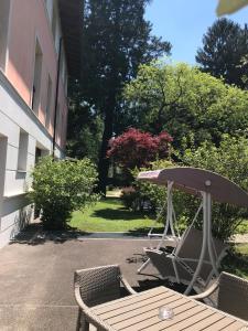 Vonkajšia záhrada v ubytovaní Eurohotel Palace Maniago