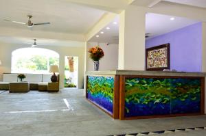 Posezení v ubytování Puerto de Luna Pet Friendly and Family Suites