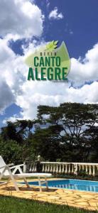 Poolen vid eller i närheten av Sitio Canto Alegre