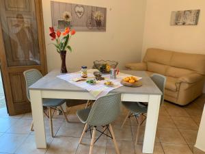 A seating area at Casa Eva