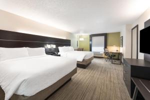 Uma TV ou centro de entretenimento em Holiday Inn Express - Columbus Downtown by IHG