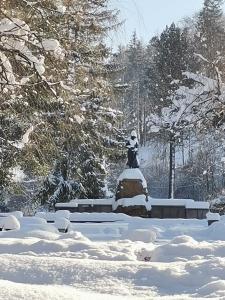 Willa Katarzynka durante el invierno