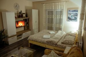 Voodi või voodid majutusasutuse Apartmani Stefan Zlatar toas