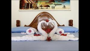 Кровать или кровати в номере Villa Thamani Zanzibar