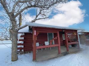 Roundtop Mountain Vista - Cabins and Motel durante el invierno