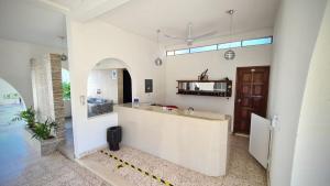 Kuchyň nebo kuchyňský kout v ubytování Hotel Vista Laguna Bacalar