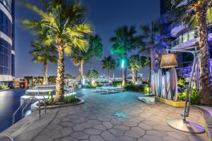 Paramount Hotel Dubai外面的花园