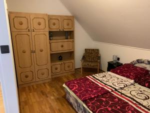 Voodi või voodid majutusasutuse Bástya apartman toas