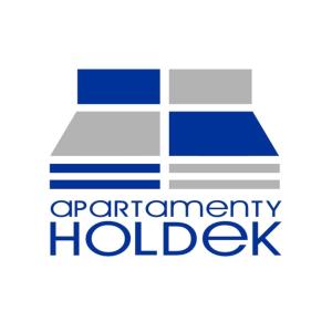 een logo voor een appartementencomplex met de woorden apartmenthuddle bij Holdek Apartamenty Francuska in Katowice
