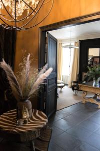 Ein Sitzbereich in der Unterkunft Villa Louisa