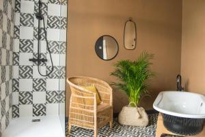Ein Badezimmer in der Unterkunft Villa Louisa