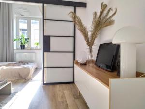 Posteľ alebo postele v izbe v ubytovaní Warsaw Concierge Stalowa