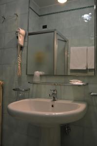 Koupelna v ubytování Hotel Sagittario