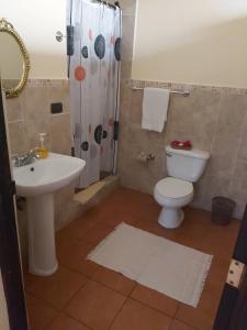 Phòng tắm tại Hotel Vista al Cerro
