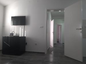 S Apartmani Priboj的电视和/或娱乐中心