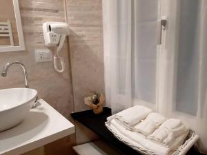 Koupelna v ubytování A due passi da