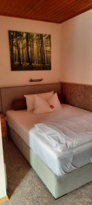 Postel nebo postele na pokoji v ubytování Hotel Sonnenhof