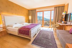 Posteľ alebo postele v izbe v ubytovaní RETTER Bio-Natur-Resort