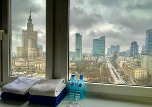 Výhľad na mesto Varšava alebo výhľad na mesto priamo z apartmánu