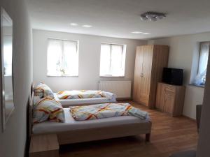 Μια τηλεόραση ή/και κέντρο ψυχαγωγίας στο Monteurhotel B27