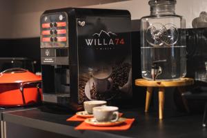 Príslušenstvo na prípravu kávy alebo čaju v ubytovaní Willa 74 Wisła