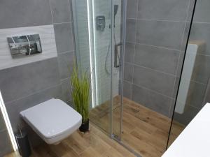 Koupelna v ubytování Apartament Białe Piaski