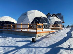 Glamping Pasieka Namiot Glamp Bukowina Tatrzańska - domki w górach v zimě