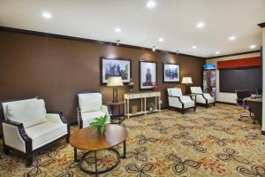 Кът за сядане в Holiday Inn Express & Suites Washington - Meadow Lands, an IHG Hotel