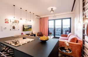 Posedenie v ubytovaní E&A Royal Luxury Apartments, Bydgoszcz - SKYLINE