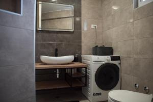 Koupelna v ubytování Villa Naklice