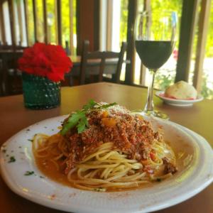 Comida in lodge ou em algum lugar perto