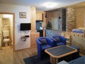 TV a/nebo společenská místnost v ubytování Villa Franka - Vlašić