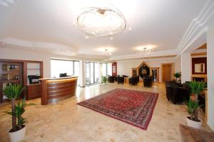 The lobby or reception area at Hotel Magerl