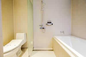 Salle de bains dans l'établissement Hotel Myeongjak