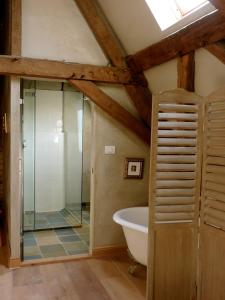 Kylpyhuone majoituspaikassa B&B Saint-Sauveur Bruges