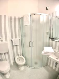 Koupelna v ubytování Hotel Las Vegas