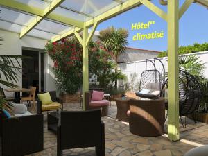 אזור ישיבה ב-Cit'Hotel Atlantis
