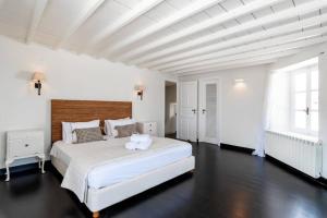 Cama ou camas em um quarto em Amazing Deep Blue Villa Mykonos