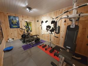 Spordikeskus ja/või sportimisvõimalused majutusasutuses Gite le Ravel