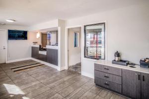 a kitchen with a sink and a counter top at Motel 6-Elko, NV in Elko