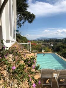 Bazén v ubytování Homestay Thác Liên Khương nebo v jeho okolí