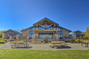 Bygningen som feriehuset ligger i