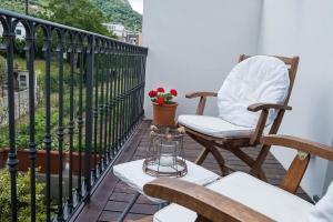 Balkón nebo terasa v ubytování B&B Il Vicolo
