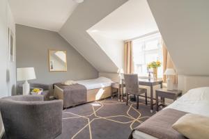 Istumisnurk majutusasutuses Hotel Dania